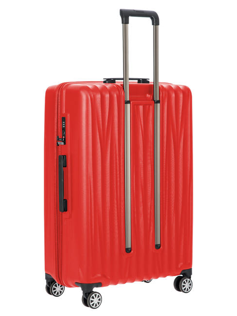 CERVIA Carro extra grande 79cm rojo - Trolley Rígidos
