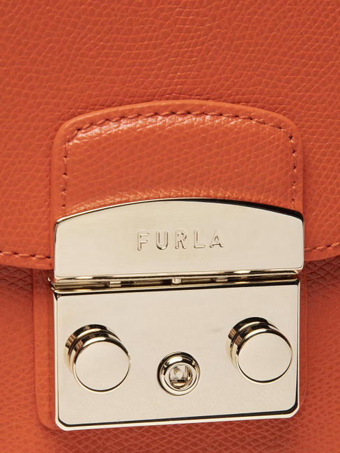 METROPOLIS S Bolso bandolera METROPOLIS S Mini, en piel Mandarina - Bolsos Mujer