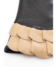 TOSCA BLU guanto con rouches  negro / nat - Guantes - 2