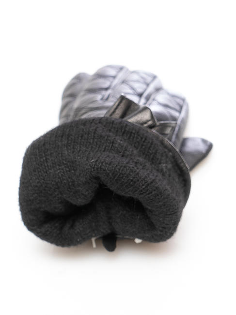 guanto trapuntato  negro - Guantes