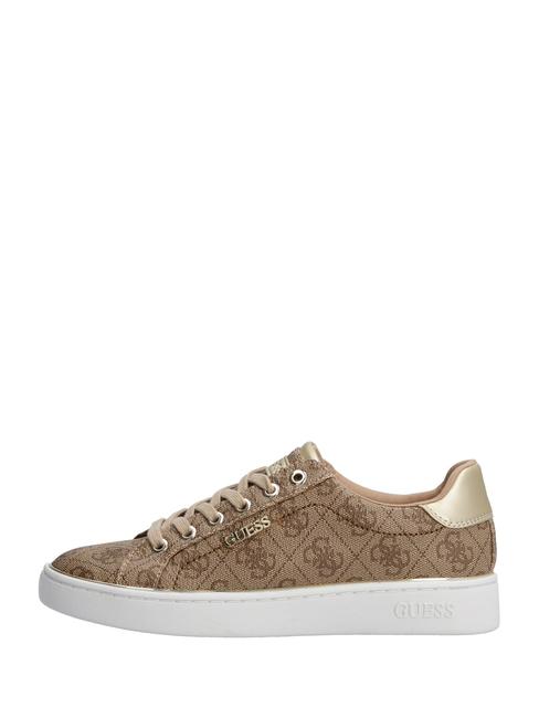 BECKIE LOGO  Zapatillas Beige / Marrón - Zapatos Mujer