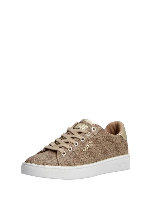 BECKIE LOGO  Zapatillas Beige / Marrón - Zapatos Mujer