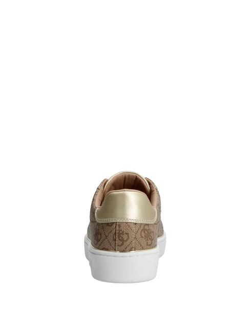 BECKIE LOGO  Zapatillas Beige / Marrón - Zapatos Mujer