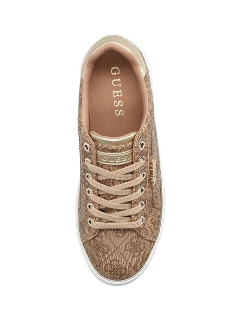 BECKIE LOGO  Zapatillas Beige / Marrón - Zapatos Mujer