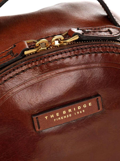 PEARL DISTRICT Mochila de cuero BROWN - Bolsos Mujer