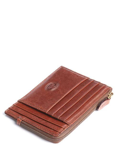 STORY Cartera de piel plana BROWN - Carteras Hombre