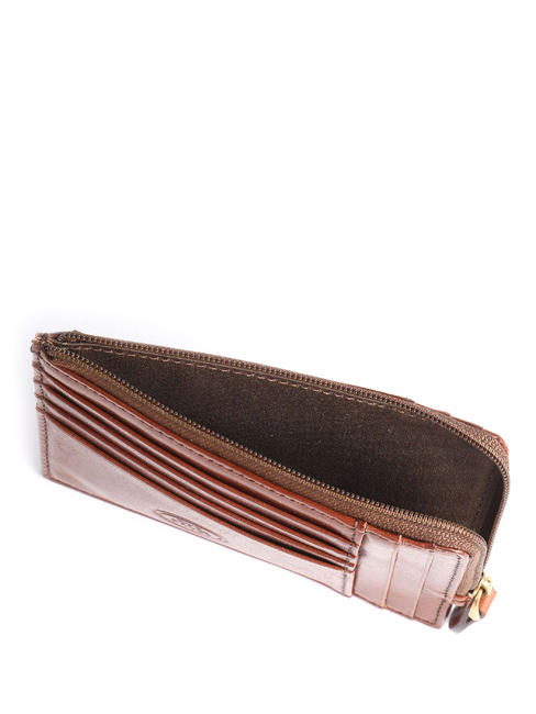 STORY Cartera de piel plana BROWN - Carteras Hombre