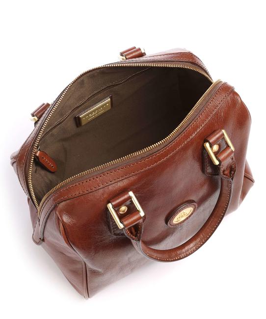 STORY Bolso con bandolera, en piel BROWN - Bolsos Mujer