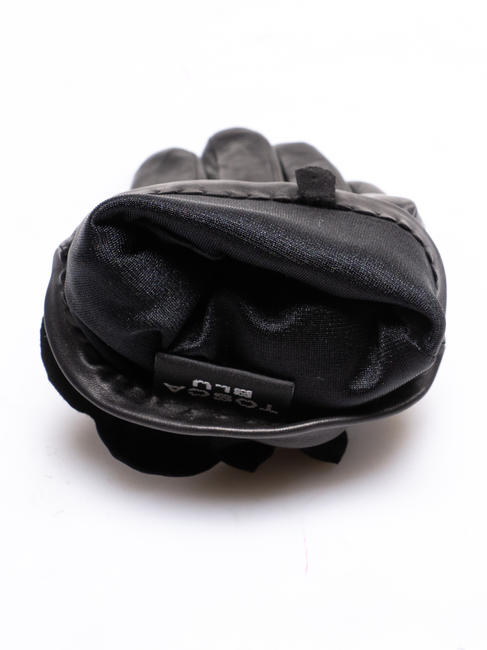 guanto con rouches  negro - Guantes