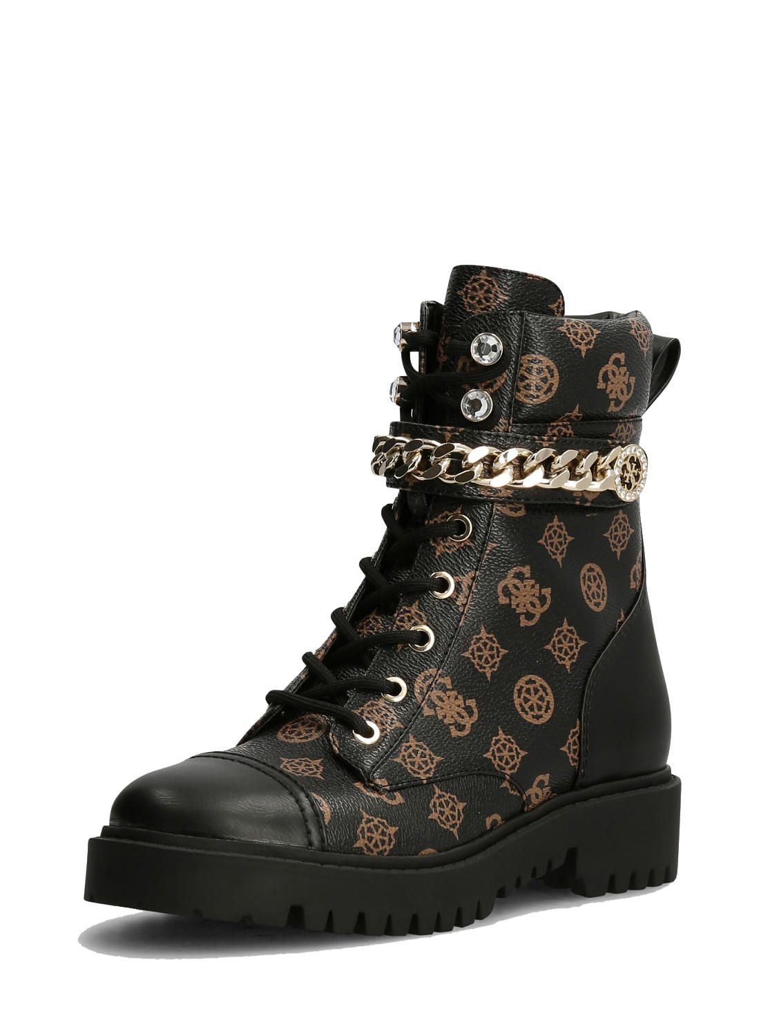 Guess Odyssa Botines Anfibios Marrón Ocre - ¡Compra A Precios De Outlet!