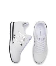 ARMANI EXCHANGE RIO Zapatillas whi / silv - Zapatos Mujer - 5