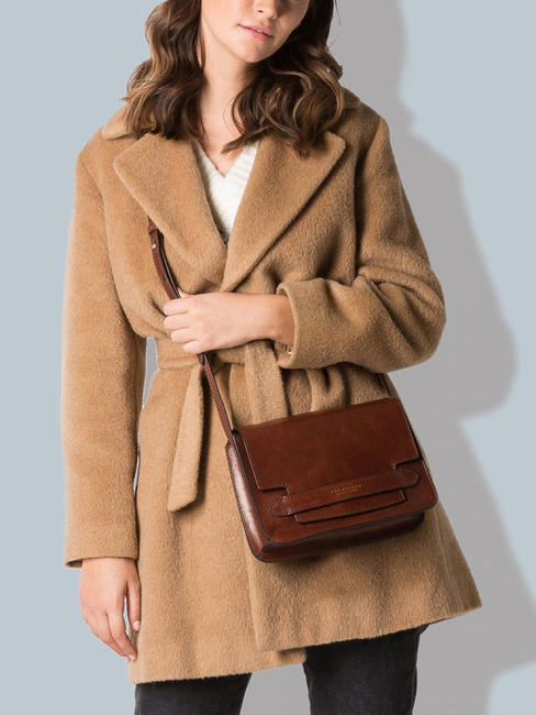 LUCREZIA Mini bolso de hombro BROWN - Bolsos Mujer