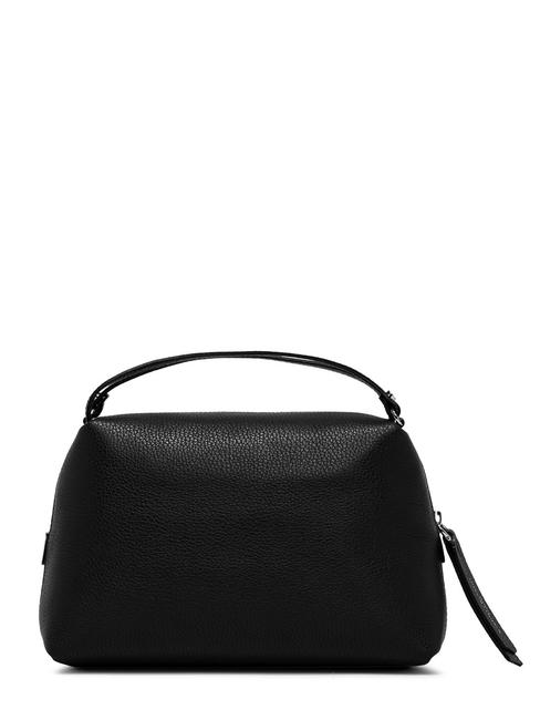 ALIFA Bolso con bandolera de piel negro - Bolsos Mujer