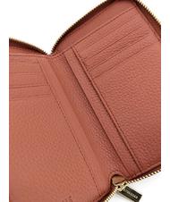 COCCINELLE METALLIC SOFT Cartera mediana de piel con cremallera Cinnam - Carteras Mujer - 3