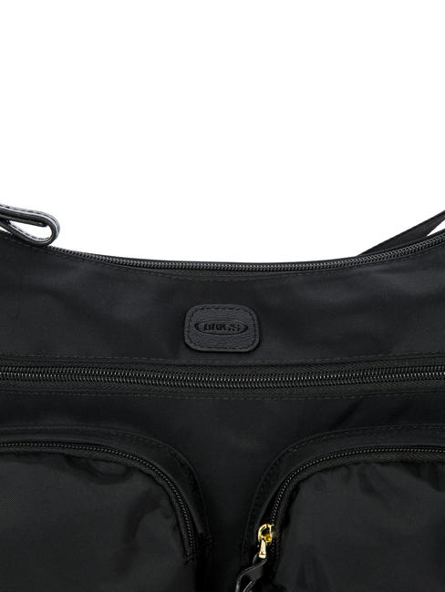 X-BAG Bolso bandolera, expandible negro Negro - Bolsos Mujer
