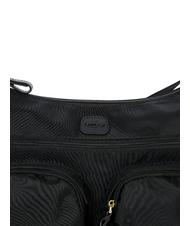 BRIC&rsquo;S X-BAG Bolso bandolera, expandible negro Negro - Bolsos Mujer - 5