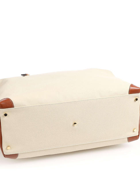 FIRENZE Bolsa de lona CREMA - Bolsas de viaje