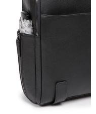 PIQUADRO MODUS SPECIAL Mochila de cuero para PC15.6 " negro - Mochilas para portátil - 4