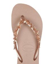 HAVAIANAS SLIM LEAVES Chancletas rosa / oro - Zapatos Mujer - 2