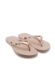 HAVAIANAS SLIM LEAVES Chancletas rosa / oro - Zapatos Mujer - 3