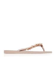 HAVAIANAS SLIM LEAVES Chancletas rosa / oro - Zapatos Mujer - 4
