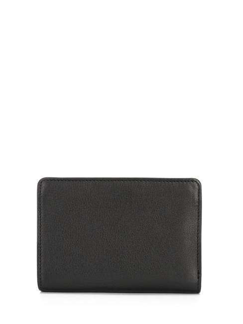 BASIC Cartera mediana de piel negro - Carteras Mujer