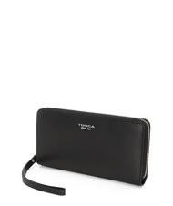TOSCA BLU BASIC Cartera grande de piel con cremallera negro - Carteras Mujer - 3