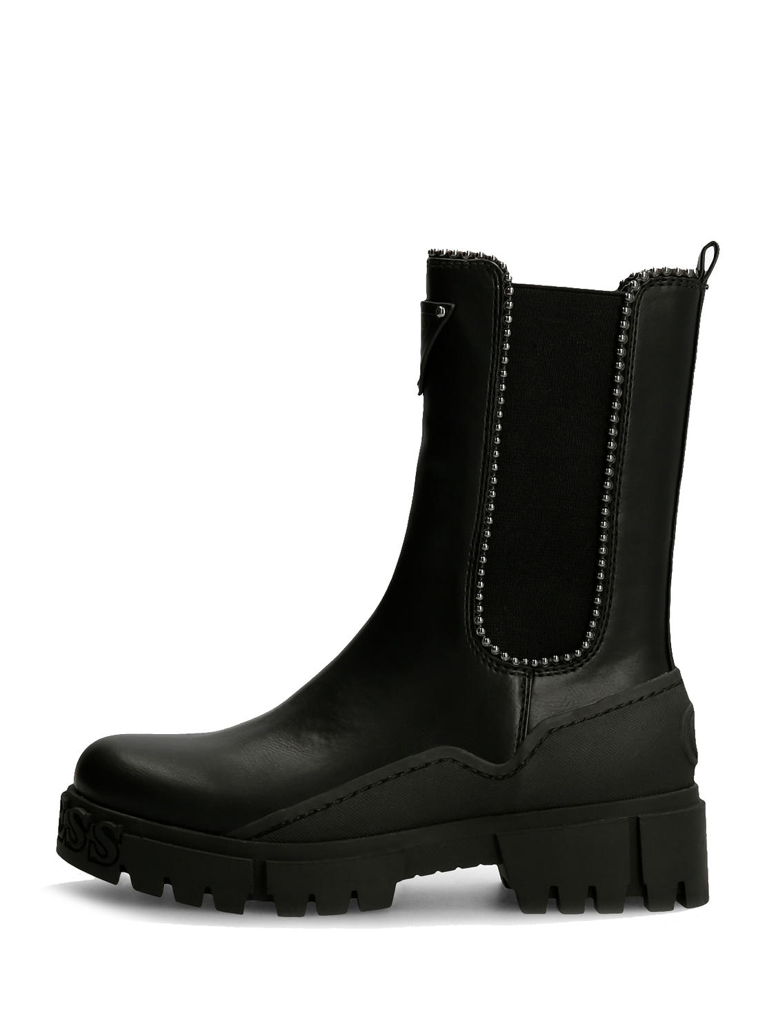Guess Nahlla Botines Con Tachuelas Negro - ¡Compra A Precios De Outlet!