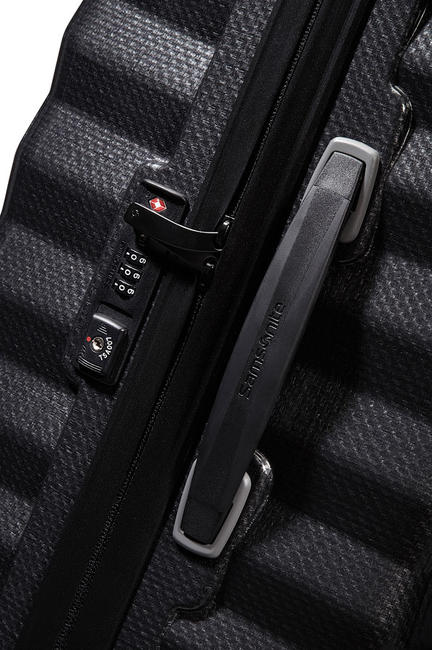 Maletas Línea LITE-SHOCK. medida media. ultraligero NEGRO - Trolley Rígidos