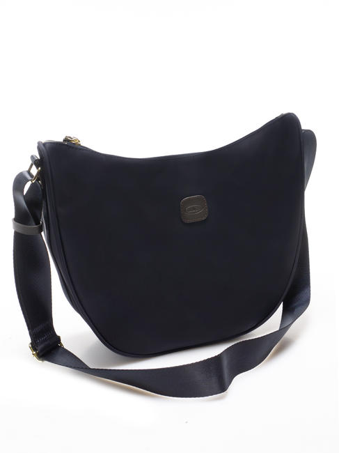 X-COLLECTION Bolso pequeño de media luna oce / moro - Bolsos Mujer