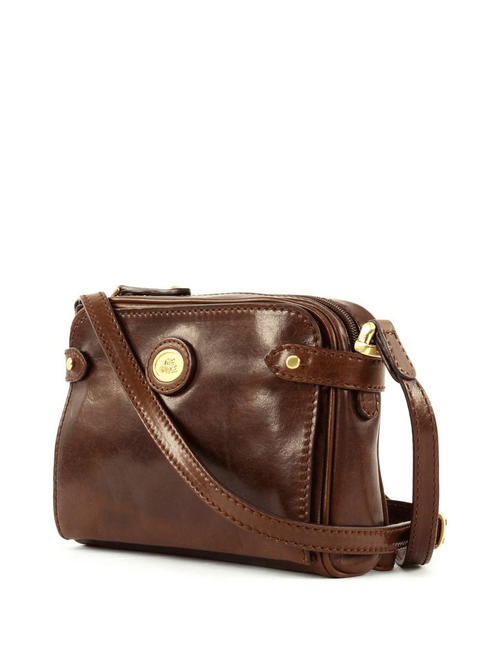 STORY Mini bolso bandolera en piel BROWN - Bolsos Mujer