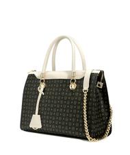 POLLINI Heritage Classic Bolso shopper de mano, con bandolera Negro / marfil - Bolsos Mujer - 2