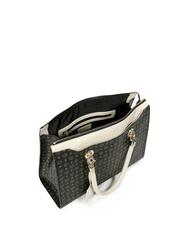 POLLINI Heritage Classic Bolso shopper de mano, con bandolera Negro / marfil - Bolsos Mujer - 4