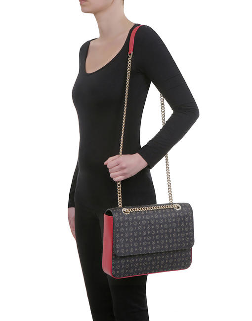 Heritage Classic Bolso de hombro laca negra - Bolsos Mujer
