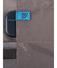 PIQUADRO Maletin TIROS, en poliéster reciclado azul - Maletines de Trabajo - 4