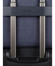 PIQUADRO Maletin TIROS, en poliéster reciclado azul - Maletines de Trabajo - 6