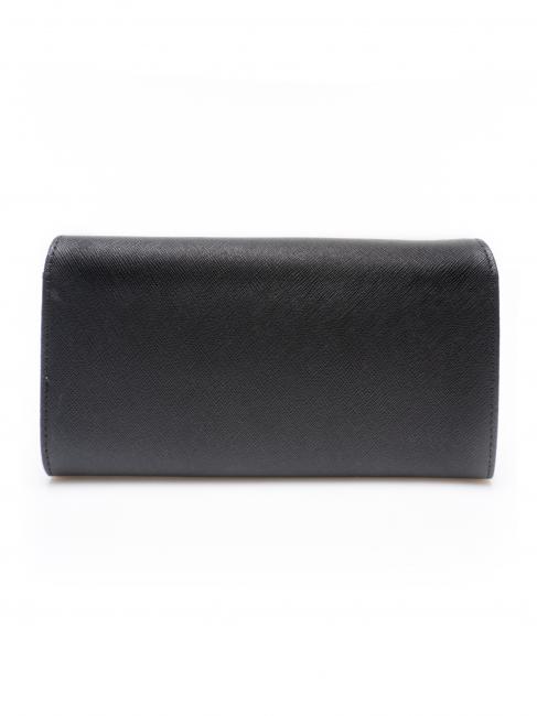 SAFFI Billetera de cuero negro - Bolsos Mujer