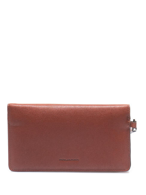 CAMPIONARIO - BLACK SQUARE Bolso de mano con pu&ntilde;o, en piel CUERO - Fundas para tablet & Organizer