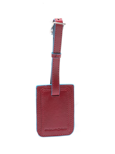 CAMPIONARIO - BLUE SQUARE Etiqueta de direcci&oacute;n ROJO - Accesorios de viaje