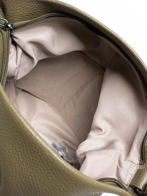 Mellow Bolso saco con bandolera extra&iacute;ble OLIVA MILITAR - Bolsos Mujer