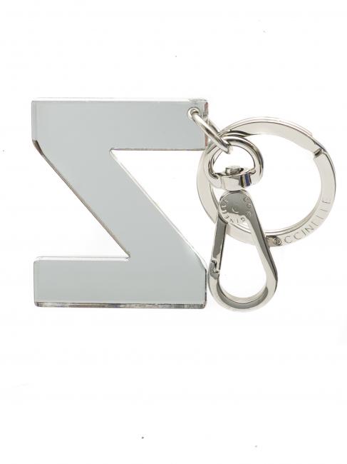 LETTERA Z Llavero en plexigl&aacute;s y metal SILVER - Llaveros