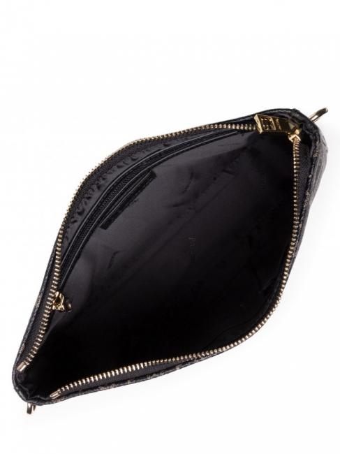 HERITAGE  Bolso de hombro con cadena negro - Bolsos Mujer