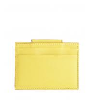 PIQUADRO URBAN Tarjetero para tarjetas de cr&eacute;dito en piel amarillo - Carteras Hombre - 2