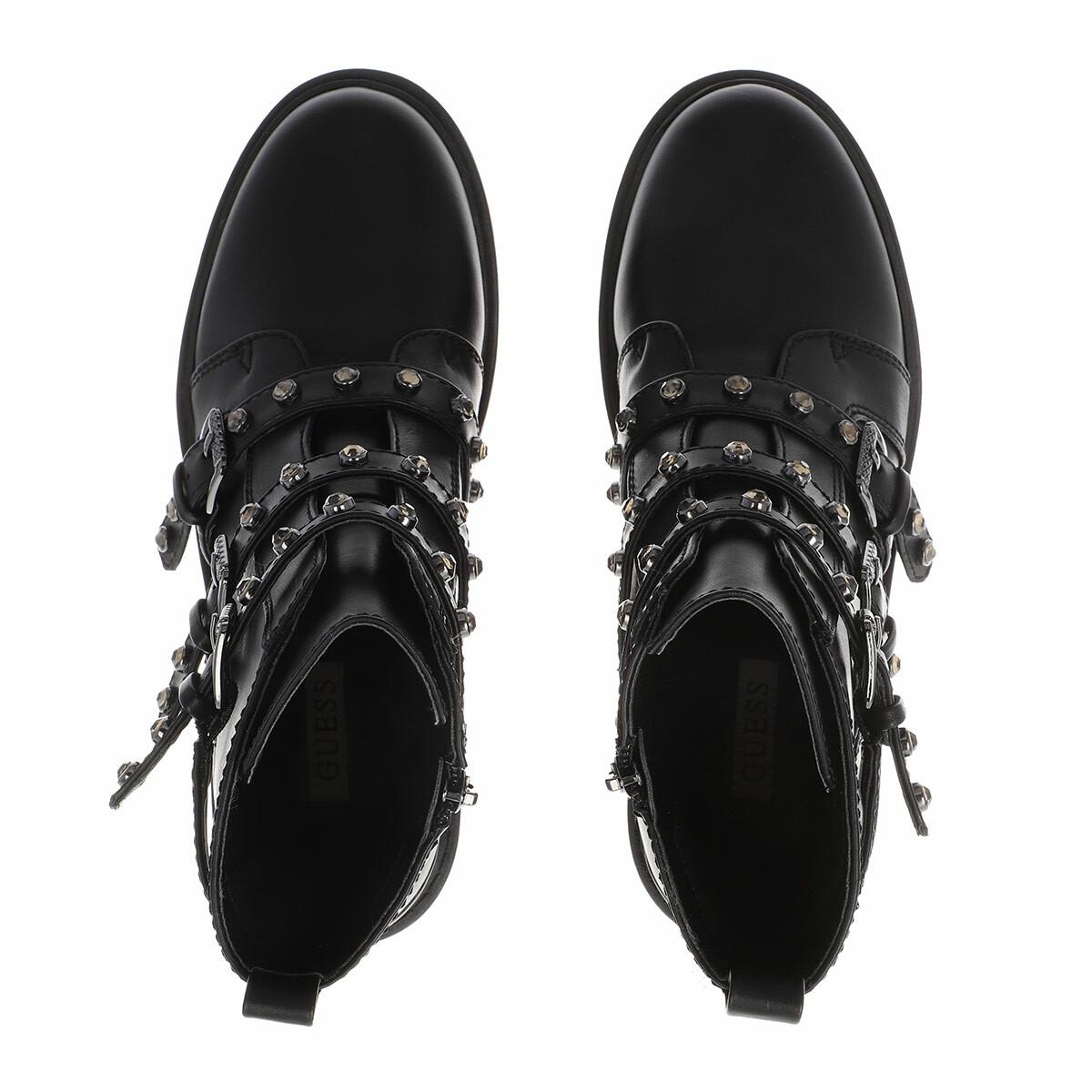 Guess Ocea 2 Botines De Mujer Negro - ¡Compra A Precios De Outlet!