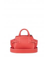 TRUSSARDI GITA Bicolor Micro bolso de mano con bandolera coral / burdeos - Bolsos Mujer - 2