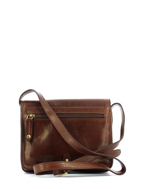 STORY Bolso bandolera, en piel BROWN - Bolsos Mujer