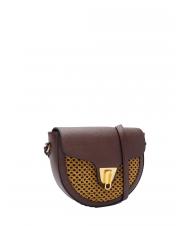 COCCINELLE BEAT Paglia Minibolso de hombro chocolate / caramelo - Bolsos Mujer - 2