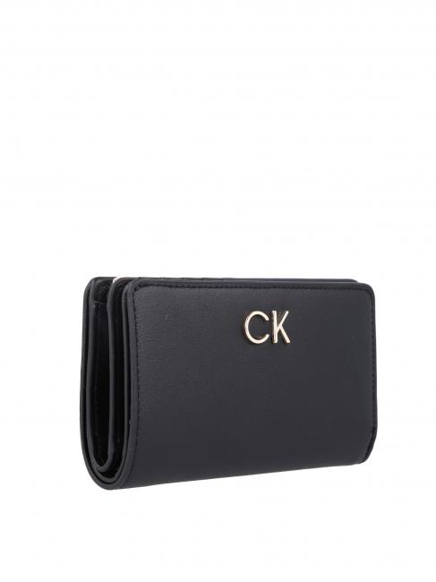 RE-LOCK FRENCH Cartera mediana ckblack - Carteras Mujer