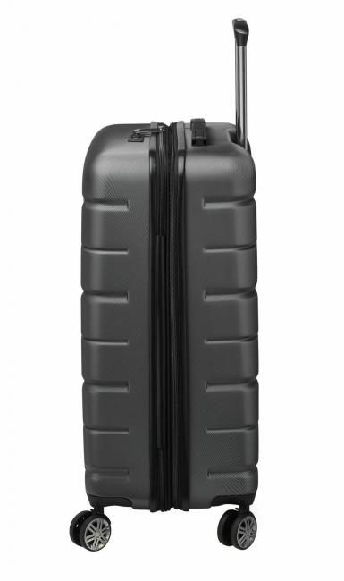 AIR ARMOUR Carro giratorio mediano, extensible negro - Trolley Rígidos