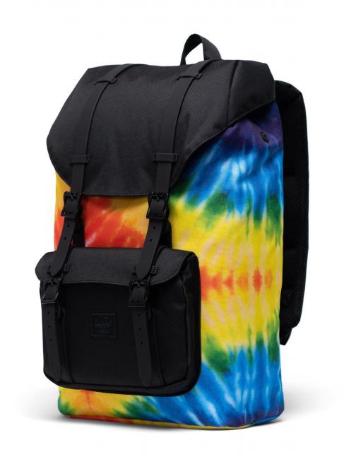 Mochila Modelo LITTLE AMERICA MID VOLUME, para port&aacute;til de 13" te&ntilde;ido anudado del arco iris - Mochilas Escuela & Tiempo Libre